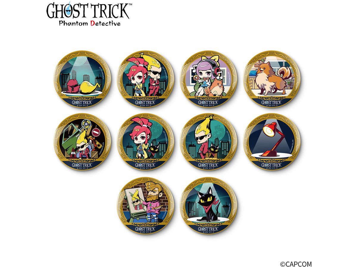 Ghost Trick FP007GTPD2023 Trading Can Badge: 1Box (10pcs)