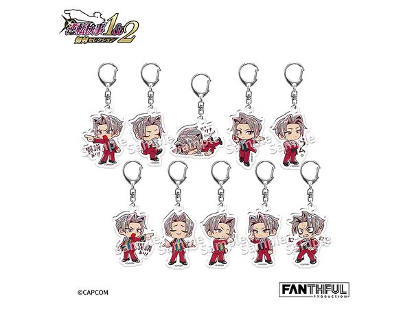 Ace Attorney Investigations FP017AAI2025 Chibi Character Acrylic Key Chain 1Box 10pcs