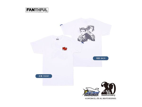 Ace Attorney Series: T-shirt White S