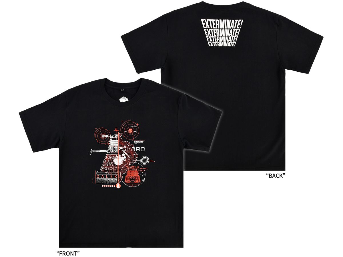Doctor Who FP001DW2023 T-shirt Black (Dalek) S