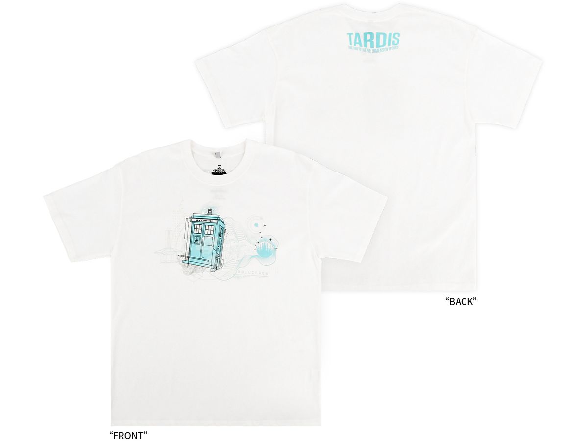 Doctor Who FP002DW2023 T-shirt White (Tardis) S