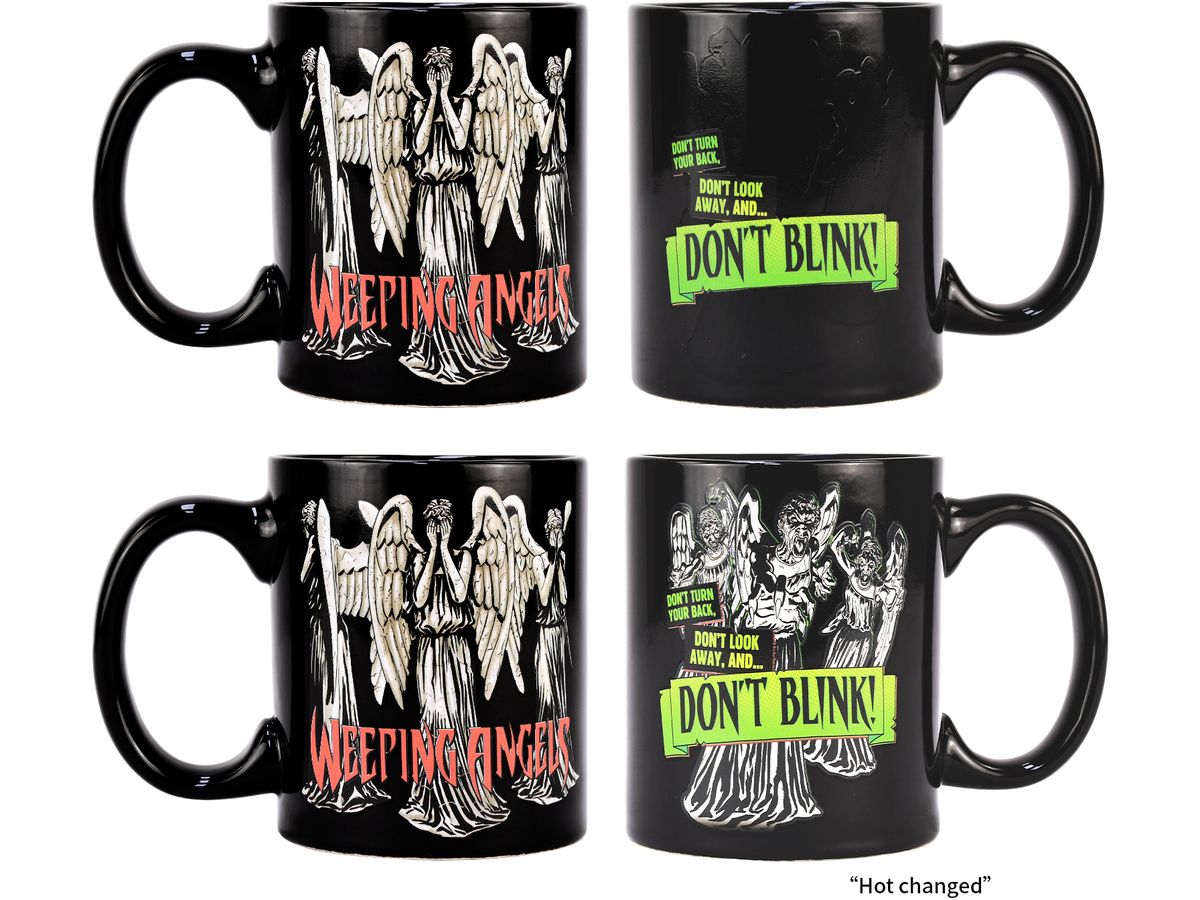 Doctor Who FP007DW2023 Temperature Change Mug Weeping Angel