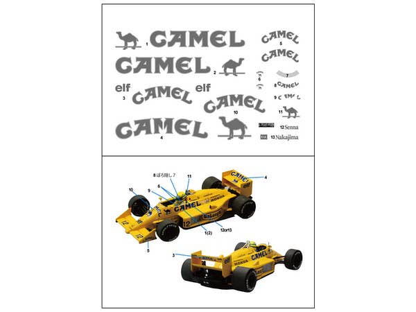 Lotus 99T Sponsorship Decal