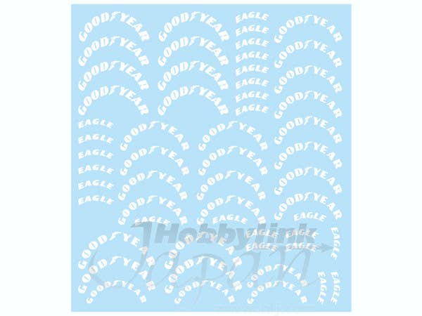 Tire Decal (Good Year) for 4 cars