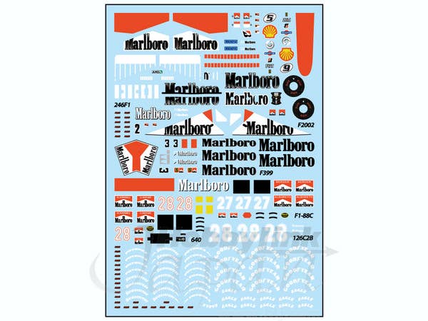 Ferrari Collection Decal (Vol.10-Vol.19) Type3