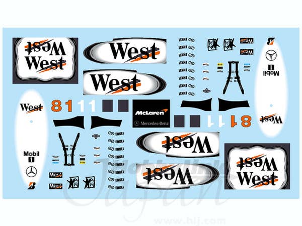 1/18 ＃７ McLaren MP4-13 WESTロゴ 1/18 ＃7 McLaren MP4-13 WESTロゴ 1/18 ＃7 McLaren MP4-13