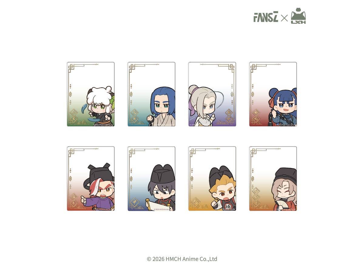 The Legend of Hei 2: Yao Ling Tan An Bu 2 Meng Hui Da Song Series Two People Transparent Card (Blind Pack) 1Box 8pcs
