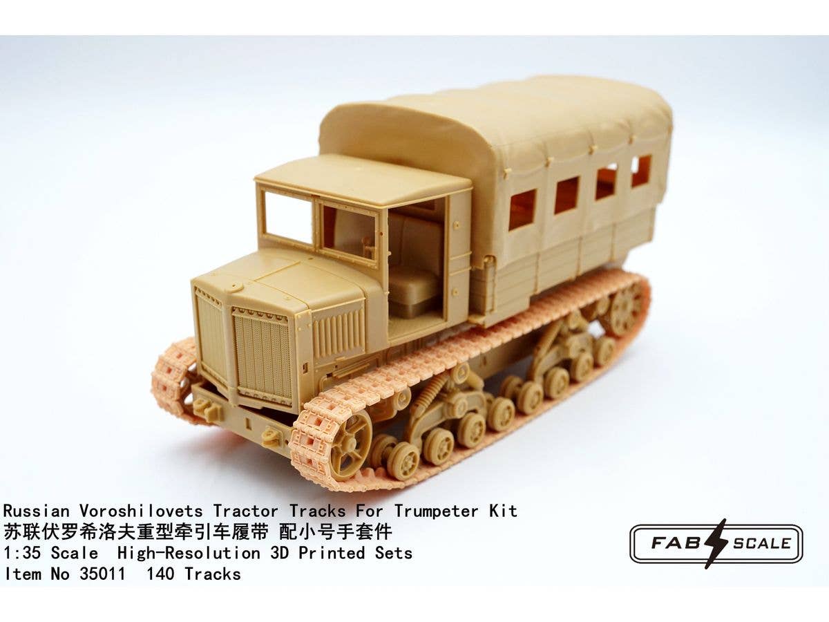 Russian Voroshilovets Tractor Tracks For Trumpeter Kit