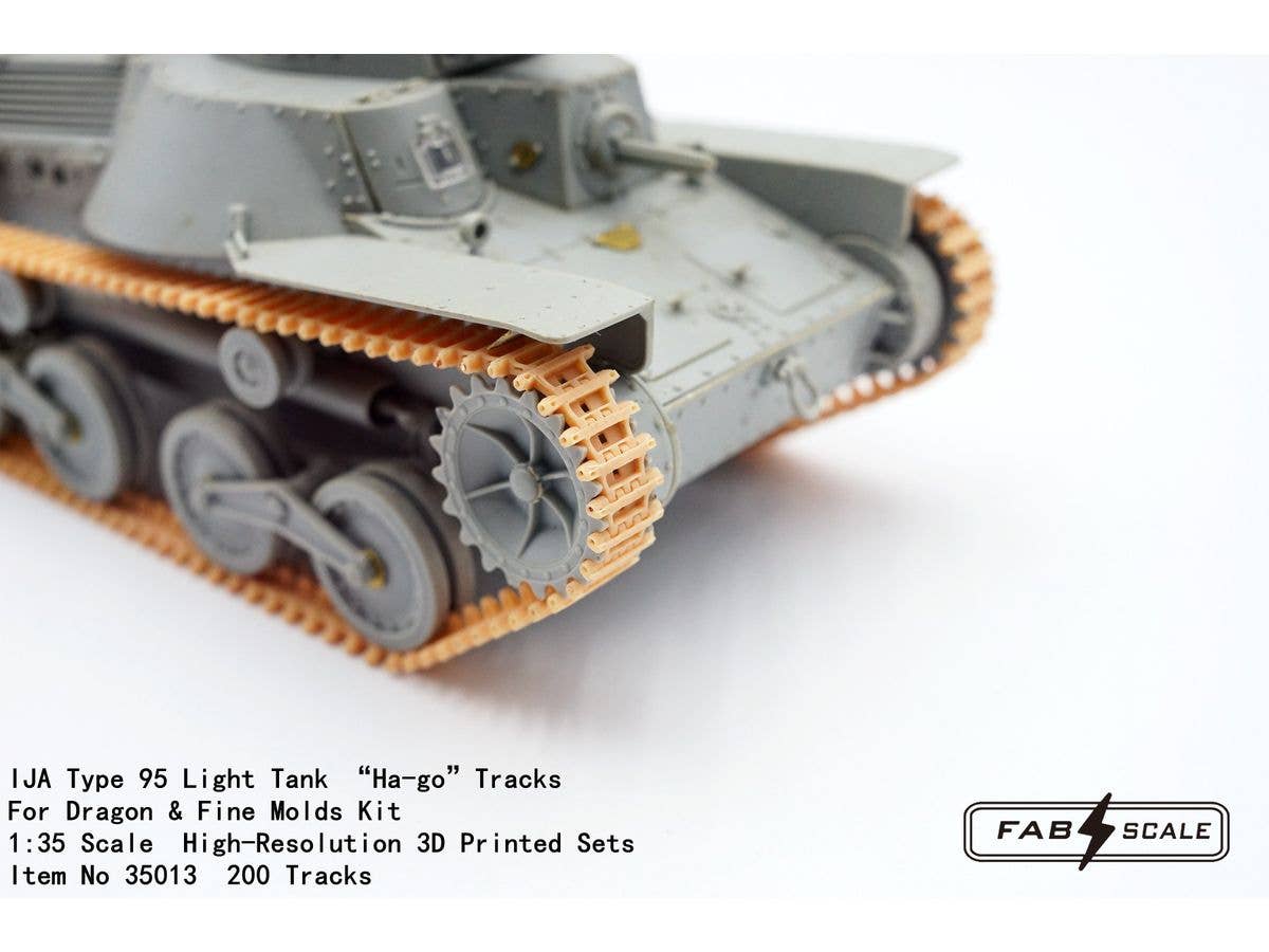 IJA Type 95 Light Tank ''Ha-go'' Tracks For Dragon & Fine Molds Kit