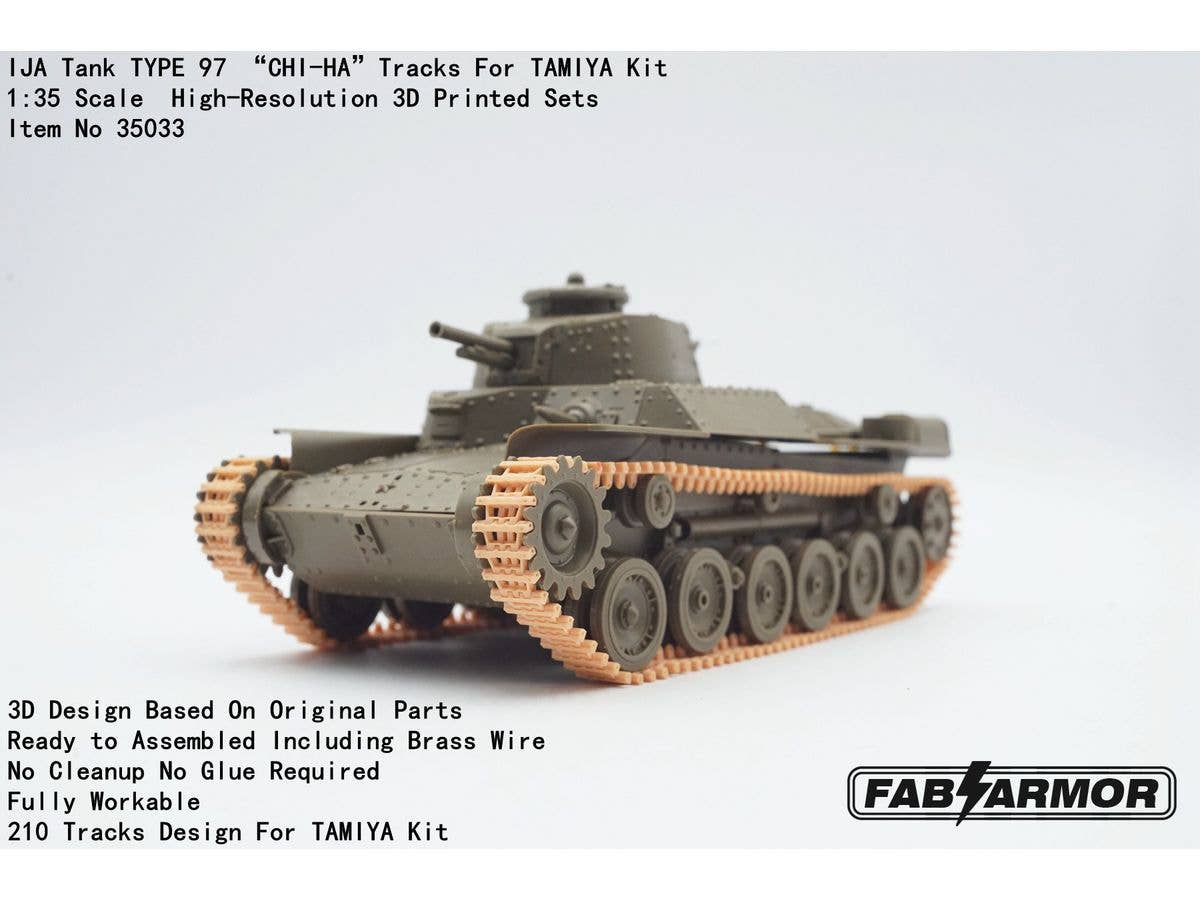 IJA Tank TYPE 97 CHI-HA Tracks For TAMIYA Kit