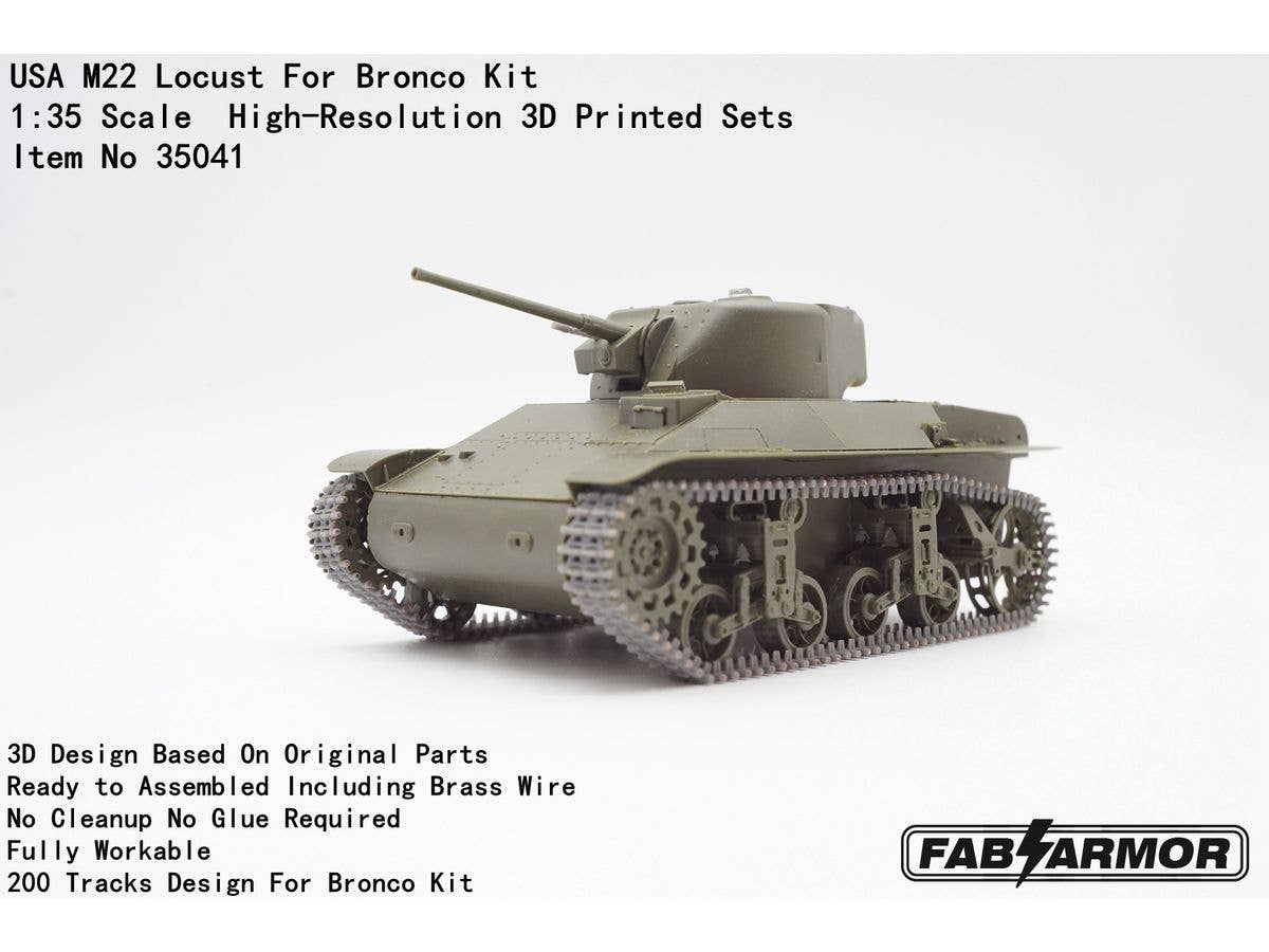 USA M22 Locust Tracks For Bronco Kit