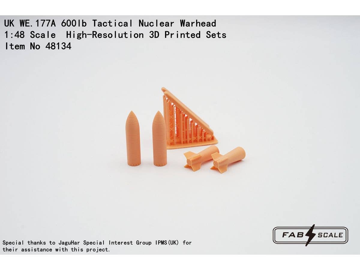 UK WE.177A 600lb Tactical Nuclear Warhead (2 sets)