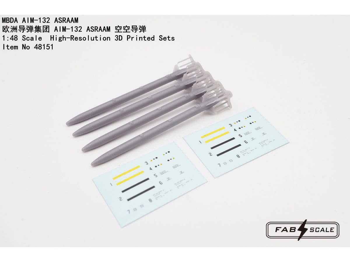 MBDA AIM-132 ASRAAM (4 Sets)