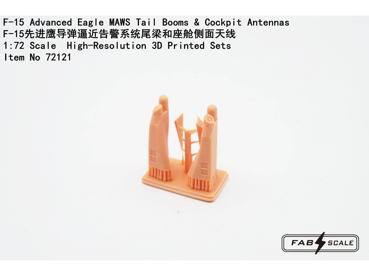 F-15 Advanced Eagle MAWS Tail Booms & Cockpit Antennas