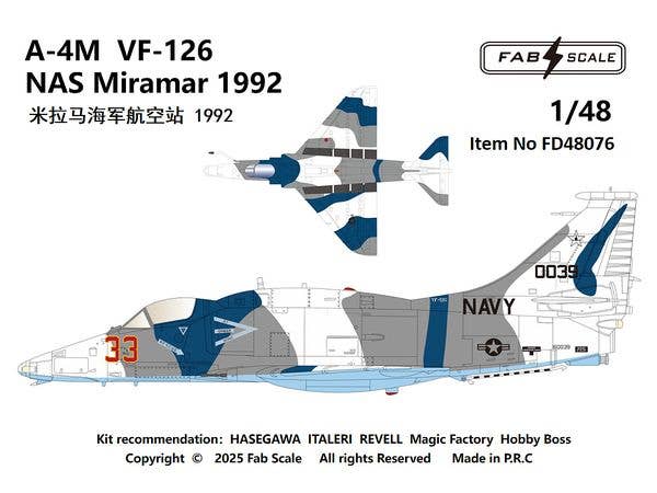 A-4M VF-126 NAS Miramar 1992
