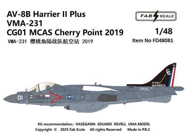 AV-8B+ VMA-231 2019