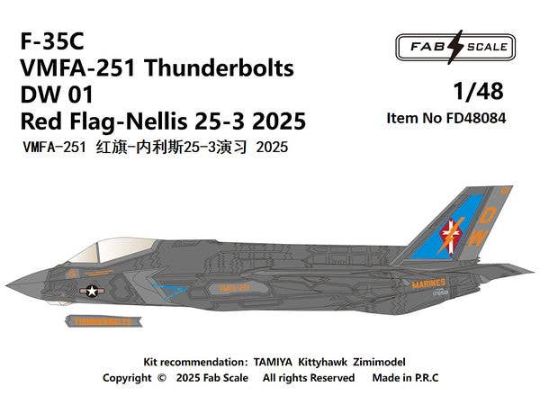 F-35C VMFA-251 Thunderbolts 2025