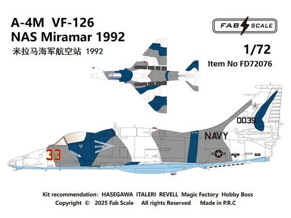 A-4M VF-126 NAS Miramar 1992