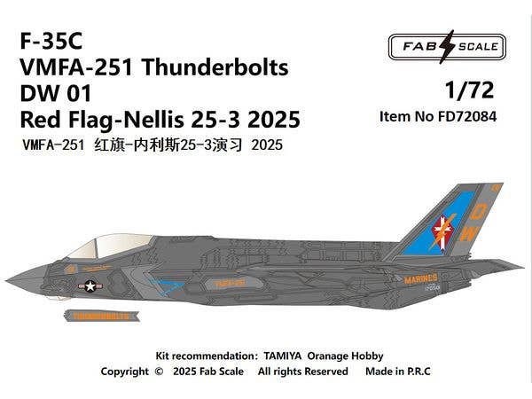 F-35C VMFA-251 Thunderbolts 2025