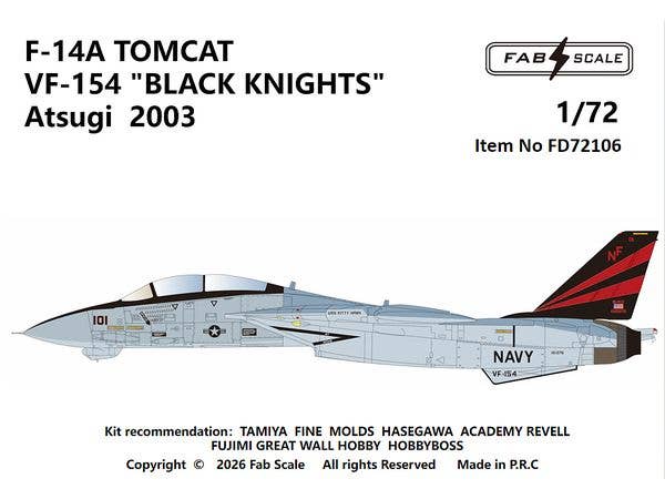 F-14A TOMCATVF-154 BLACK KNIGHTS Atsugi 2003