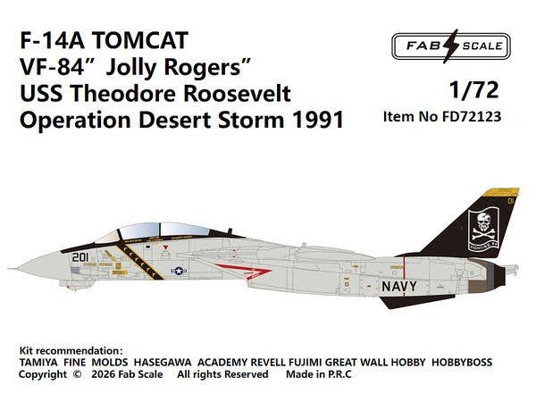 F-14A TOMCAT VF-84 Jolly Rogers Operation Desert Storm 1991