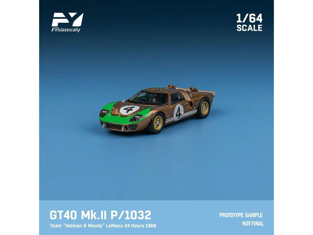 GT40 Mk.II P1032 Holman & Moody LeMans 24 Hours 1966 #4 Brown