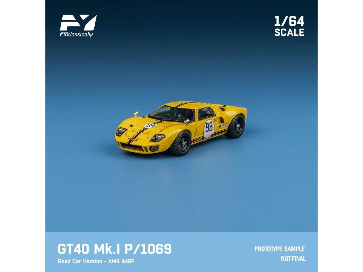 GT40 Mk.I P1069 #98 Yellow Road Car Version