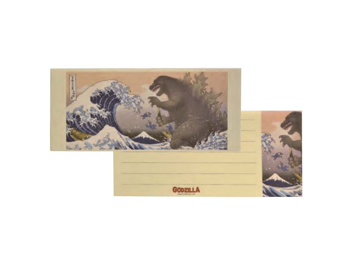 Godzilla: Letter Paper Thirty-six Views of Mount Fuji & Giant Monster