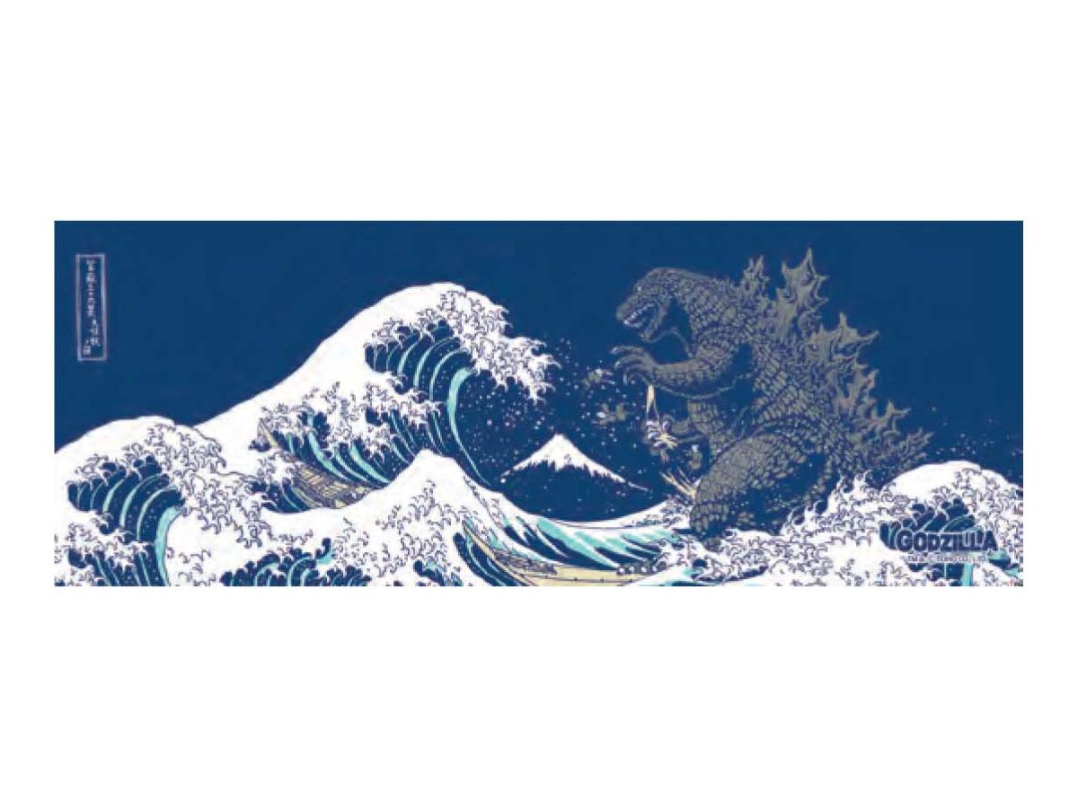 Godzilla: Nasen Tenugui Thirty-six Views of Mount Fuji & Giant Monster NV