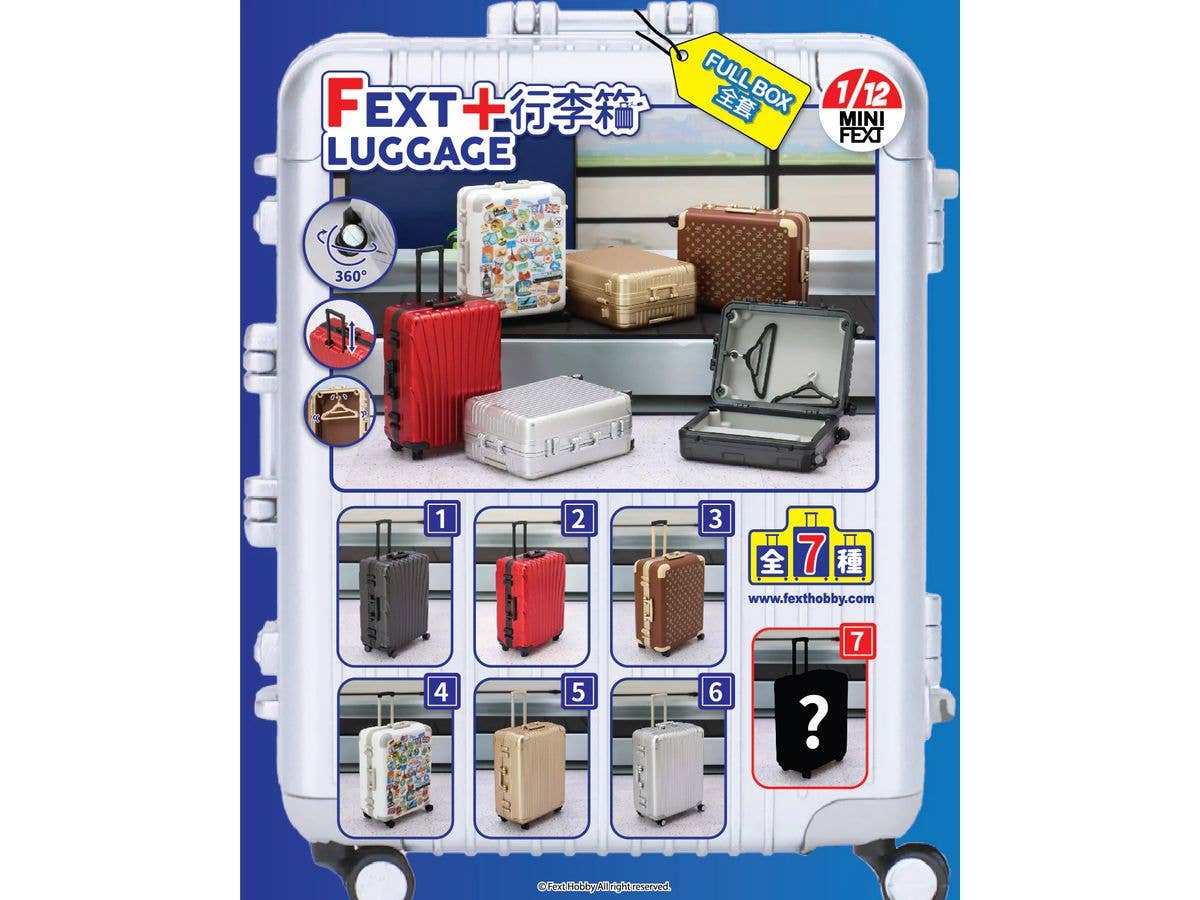 MINI FEXT Luggage Series Trading Miniature 1Box 6pcs