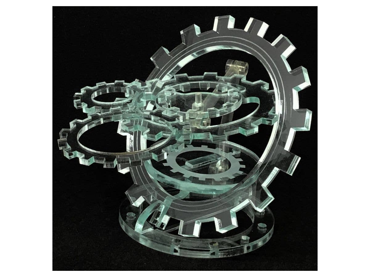 Gear Display Base Set (Gear Display Base + Acrylic Gear Set)