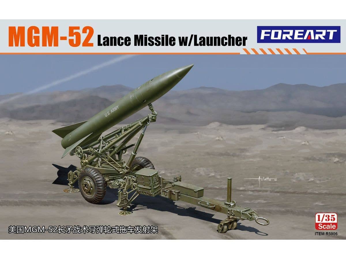 MGM-52 Lance Missile w/Launcher