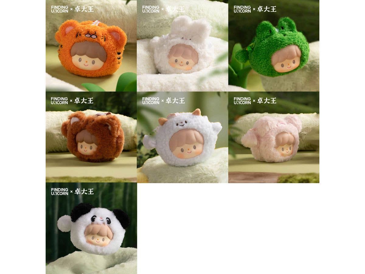 zZoton Forest Concert Series Vinyl Plush Headphone Bag Blind Box 1Box 6pcs