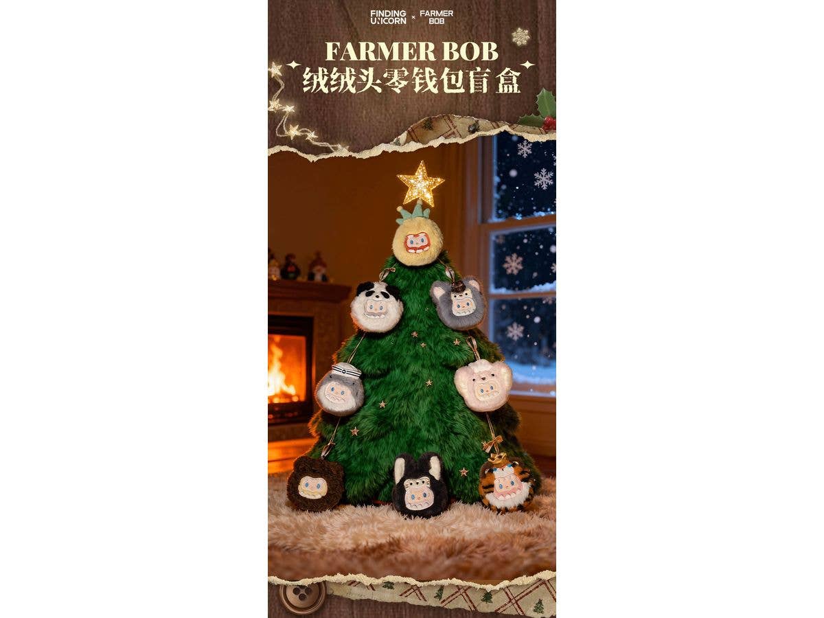 FARMER BOB Plush Storage Bag Blind Box 1Box 6pcs