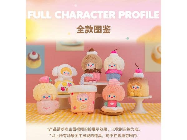 Everywhere CELL RiCO with ME HAPPY SWEETS Series Trading Plush 1Box 6pcs