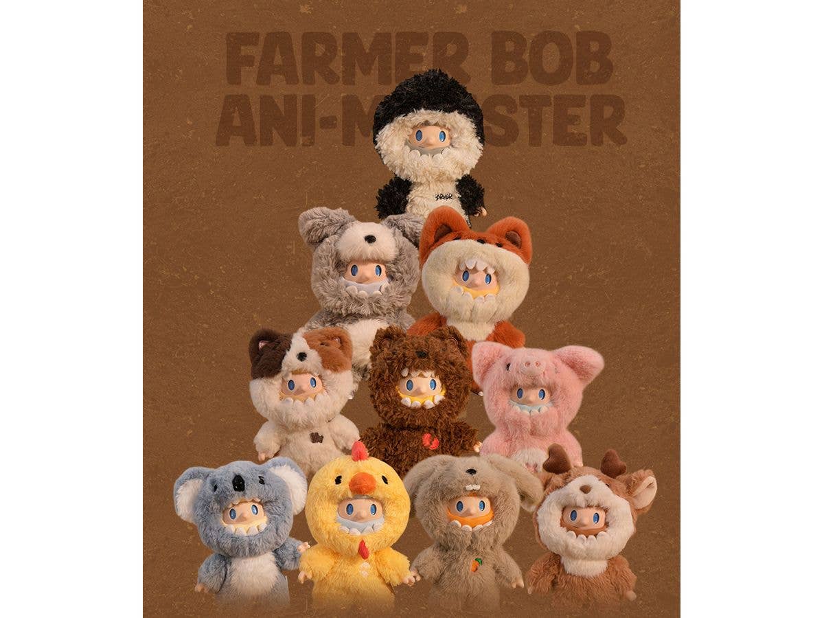 FARMER BOB Ani - Monster Plush Blind Box 1Box 9pcs