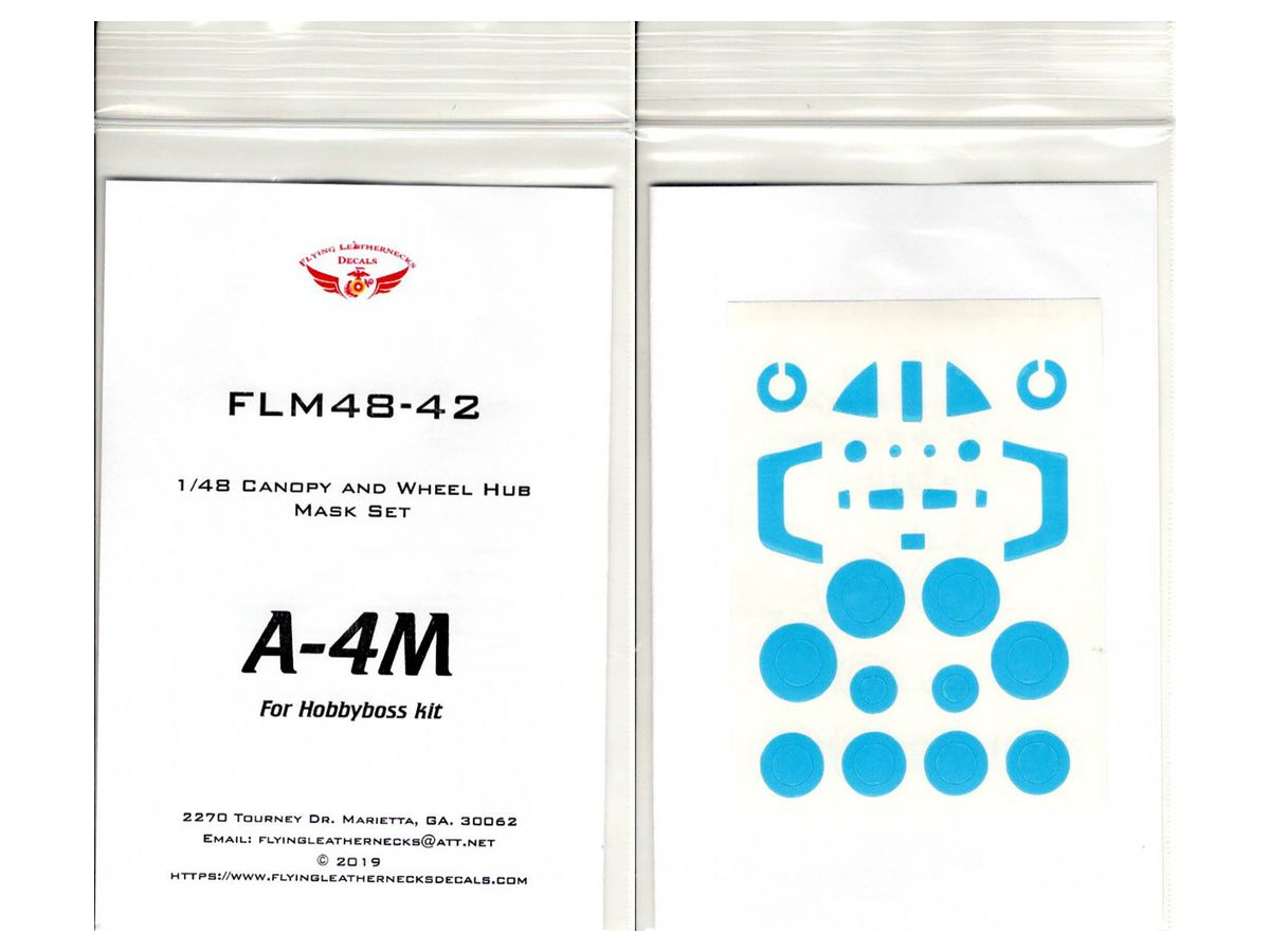 A-4M Canopy & Wheel Mask Set (For HB Kit)