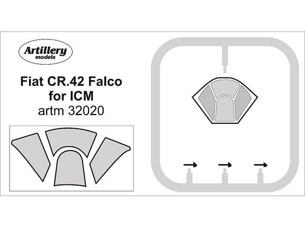 Fiat CR.42 Falco Mask (for ICM)