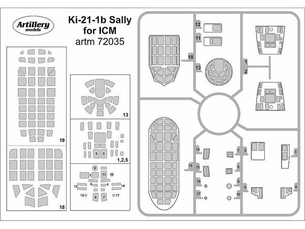Ki-21-1b Sally Mask (for ICM)