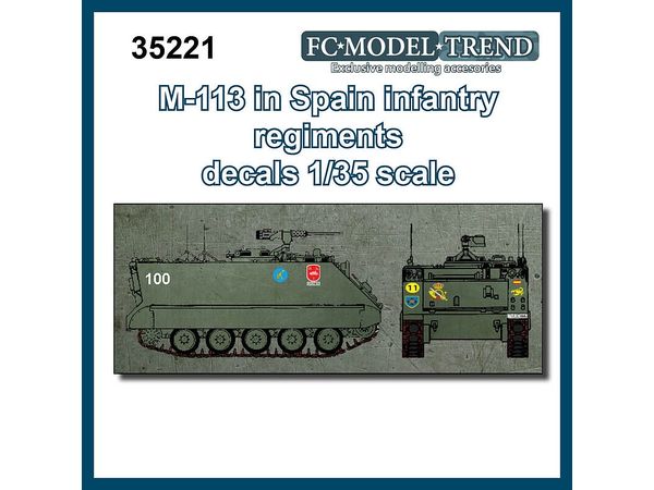 USA M113 Decal (Spanish Military Specification)
