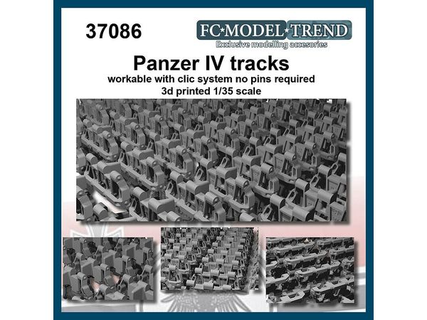 WWII German Panzer III/IV Clickable Articulated Tracks