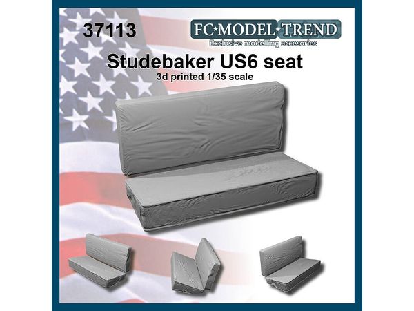 WWII America Studebaker US6 2.5t Truck Driver's Seat (for 1 car)