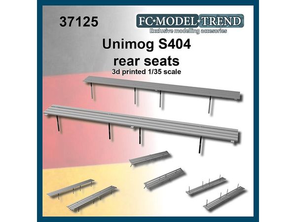 Current Use German Unimog S404 Military Truck Bed Seat (for 1 Car)