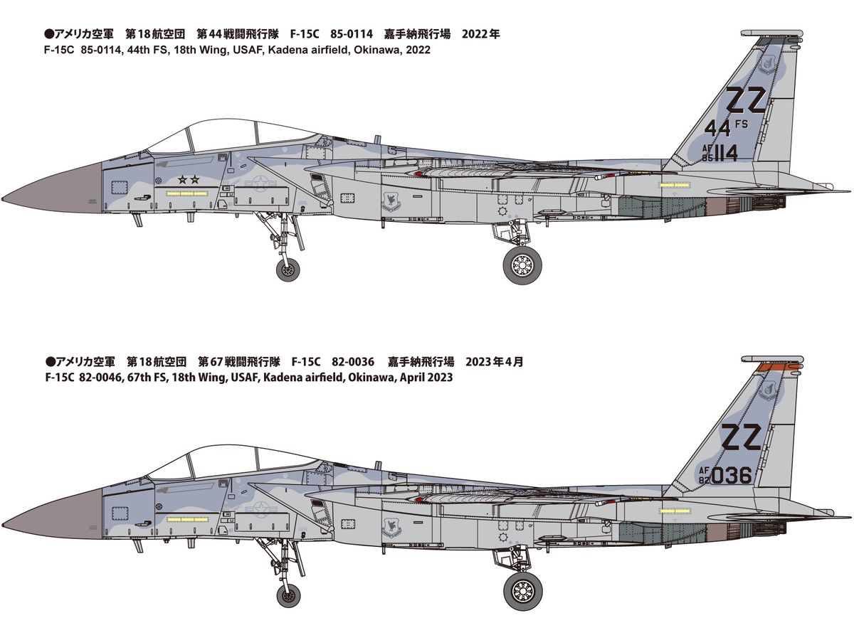 Usa Air Force F-15C Fighter Kadena