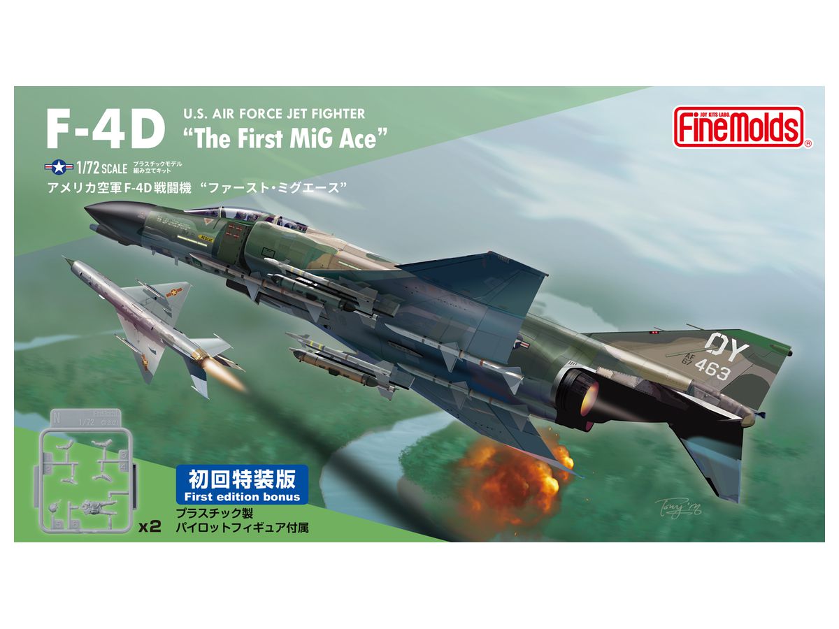 US Air Force F-4D Fighter First MiG Ace (First Limited Special Edition)