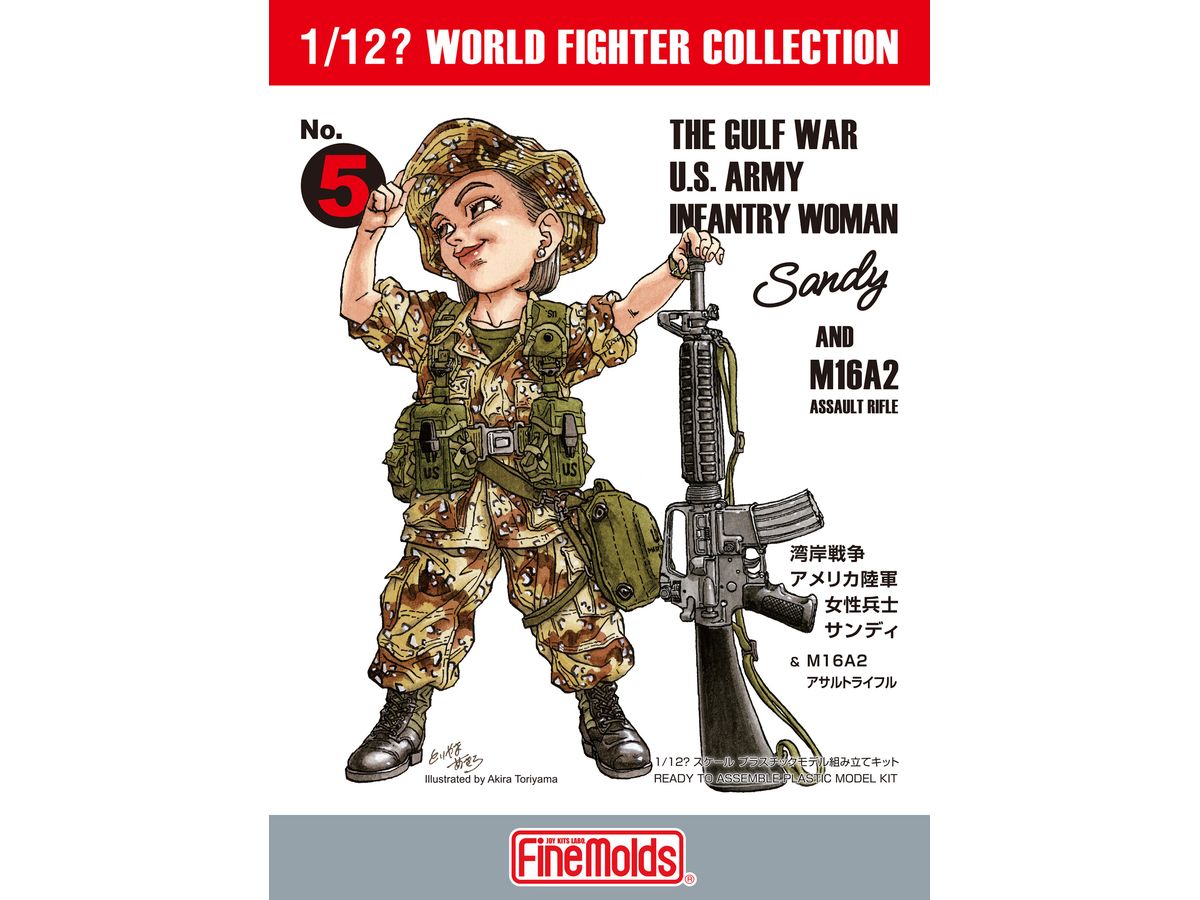 Gulf War U.S. Infantry Woman "Sandy" w/ Colt M16A2 Rifle