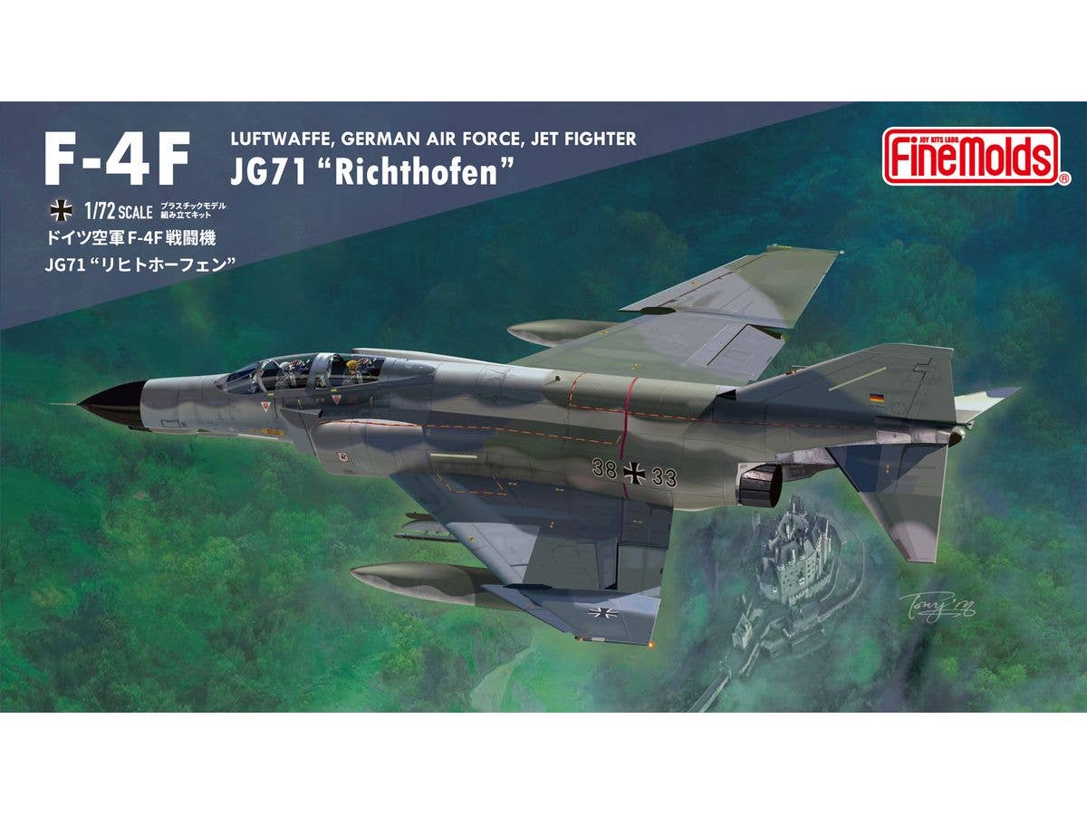 Luftwaffe German Air Force Jet Fighter F-4F JG71 Richthofen