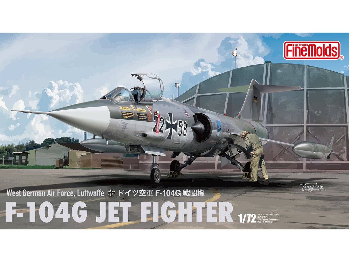 West German Air Force, Luftwaffe F-104G Jet Fighter