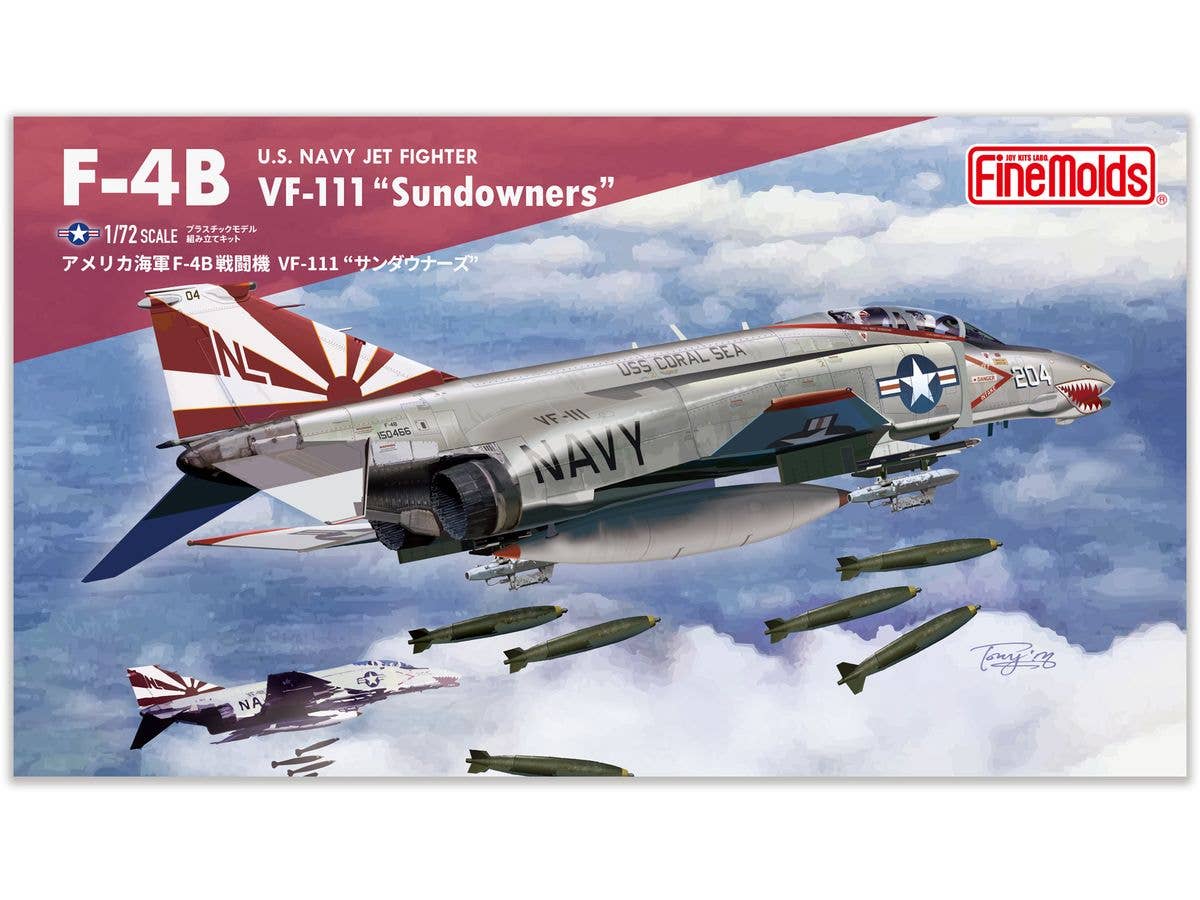 U.S. Navy F-4B Jet Fighter VF-111 Sundowners