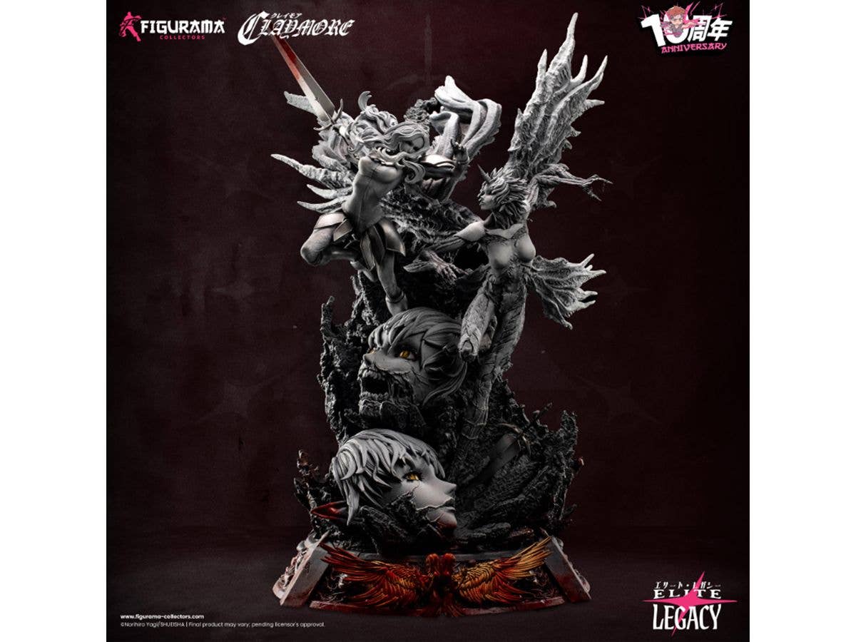 Claymore: Teresa vs. Priscilla 10th anniversary edition statue